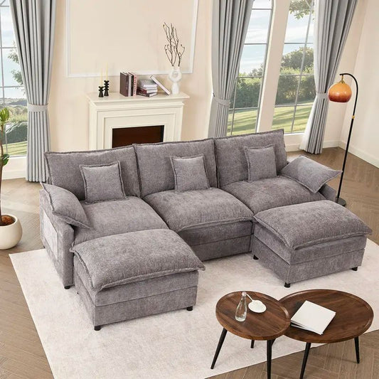 U-Shaped Modular Sectional Sofa